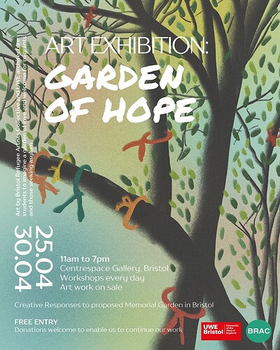 Garden of Hope Exhibition at Centre Space Gallery