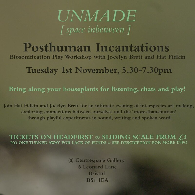 POSTHUMAN INCANTATIONS at Centrespace Gallery, 6 Leonard Lane, BS1 1EA