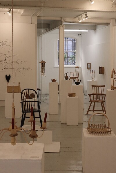 Connections Through Wood Exhibition Closing Shubz at Centrespace Gallery