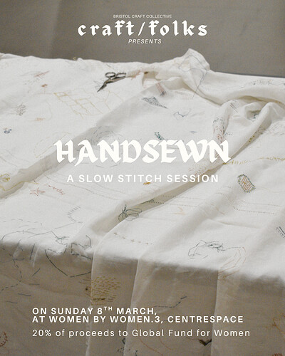 Craft/Folks presents: Handsewn Session at Centrespace Gallery