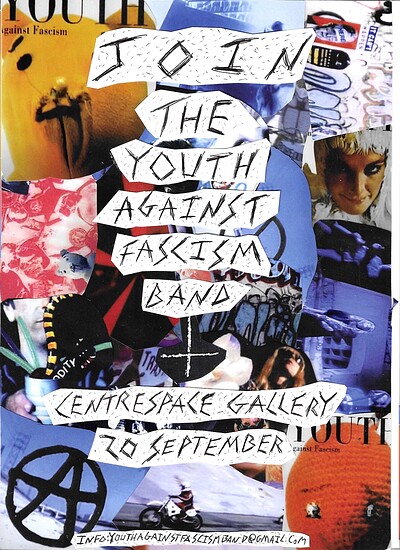 Join The Youth Against Fascism Band at Centrespace Gallery