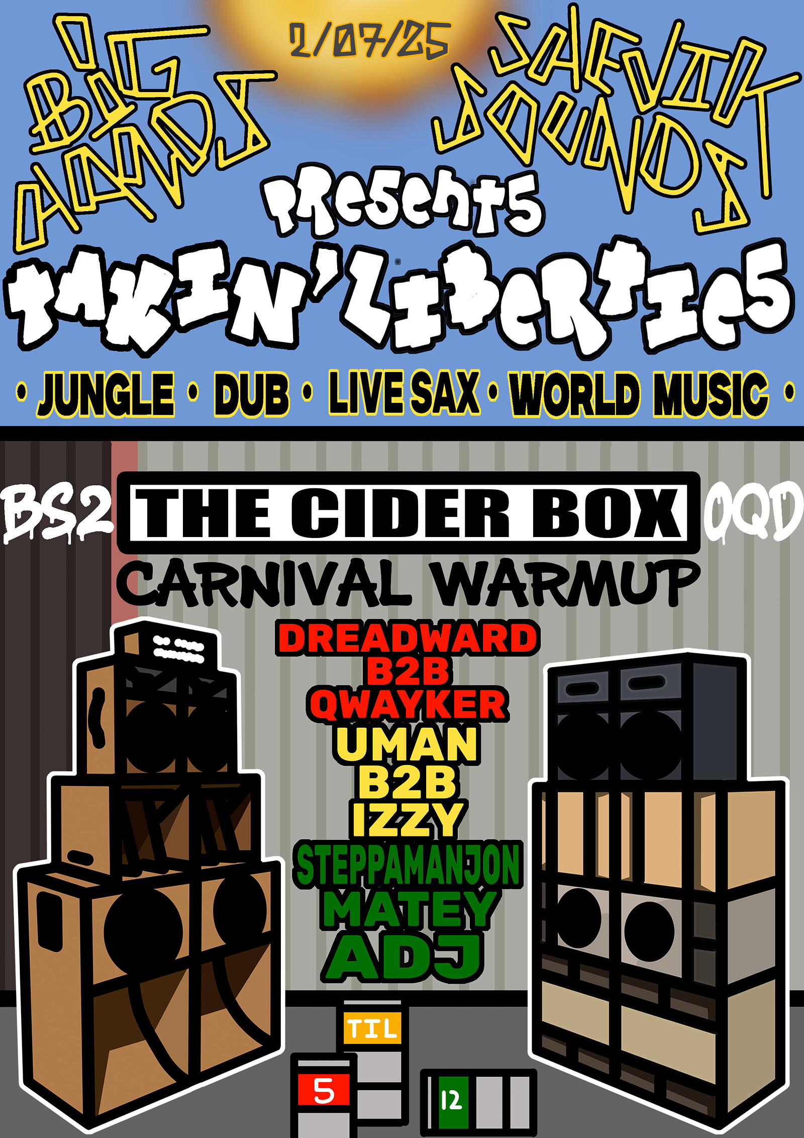 TAKIN’ LIBERTIES : ROUND 3 at Cider Box