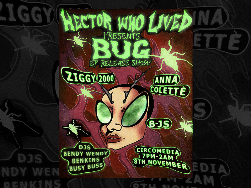 Hector Who d - EP RELEASE SHOW at Circomedia