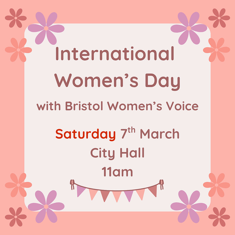 Sapphic social: International Women's Day at City Hall, College Green, Bristol, BS1 5TR.