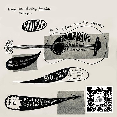 Acoustic Guitar Class & Social at Clifton Community Bookshop