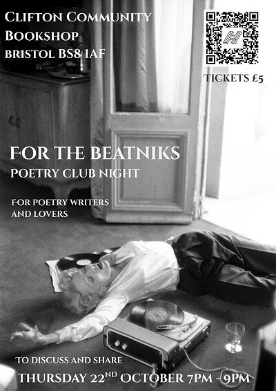 For The Beatniks - A Poetry Club Night at Clifton Community Bookshop