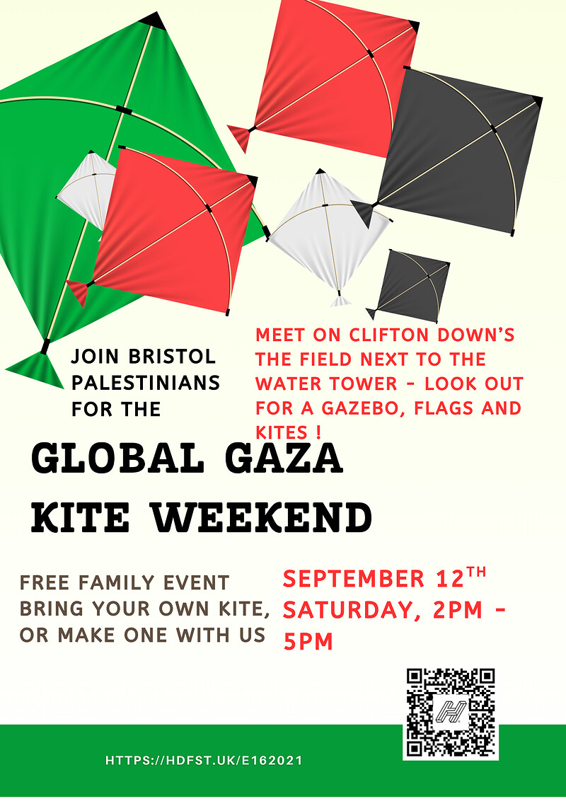 The Global Gaza Kite weekend at Clifton downs