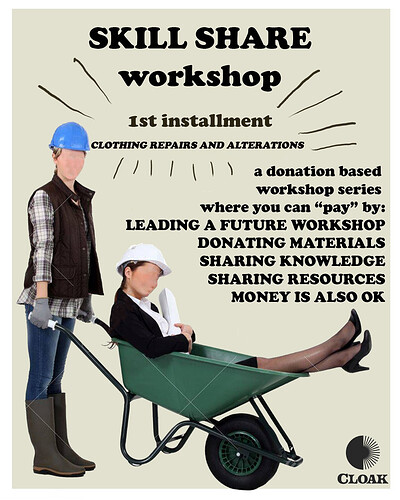 Sewing Workshop at Cloak