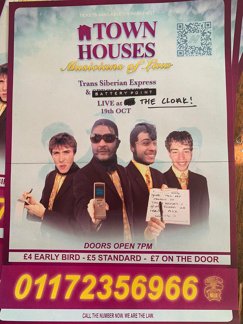 Townhouses EP Launch/ Lawyer convention at Cloak