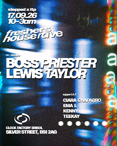 - Boss Priester + Lewis Taylor at Clock Factory