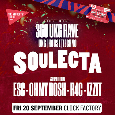 360 UKG Rave w/ Soulecta & ESC at Clock Factory