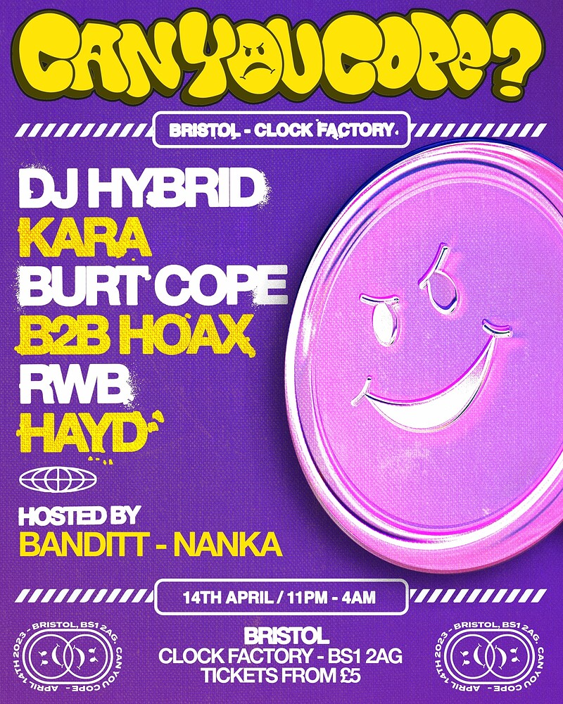 CAN YOU COPE? DJ Hybrid+Kara at Clock Factory