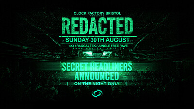 Clock Factory: REDACTED at Clock Factory