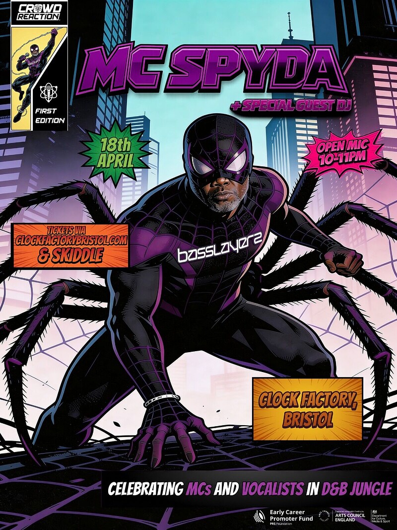 Crowd Reaction Presents: MC Spyda at Clock Factory