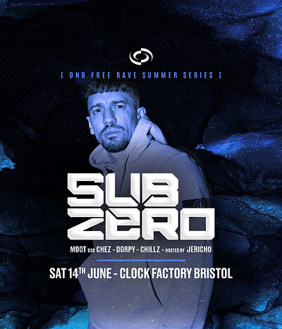 DNB FREE Rave  • Sub Zero at Clock Factory