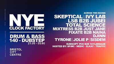 Drum And Bass NYE Rave at Clock Factory