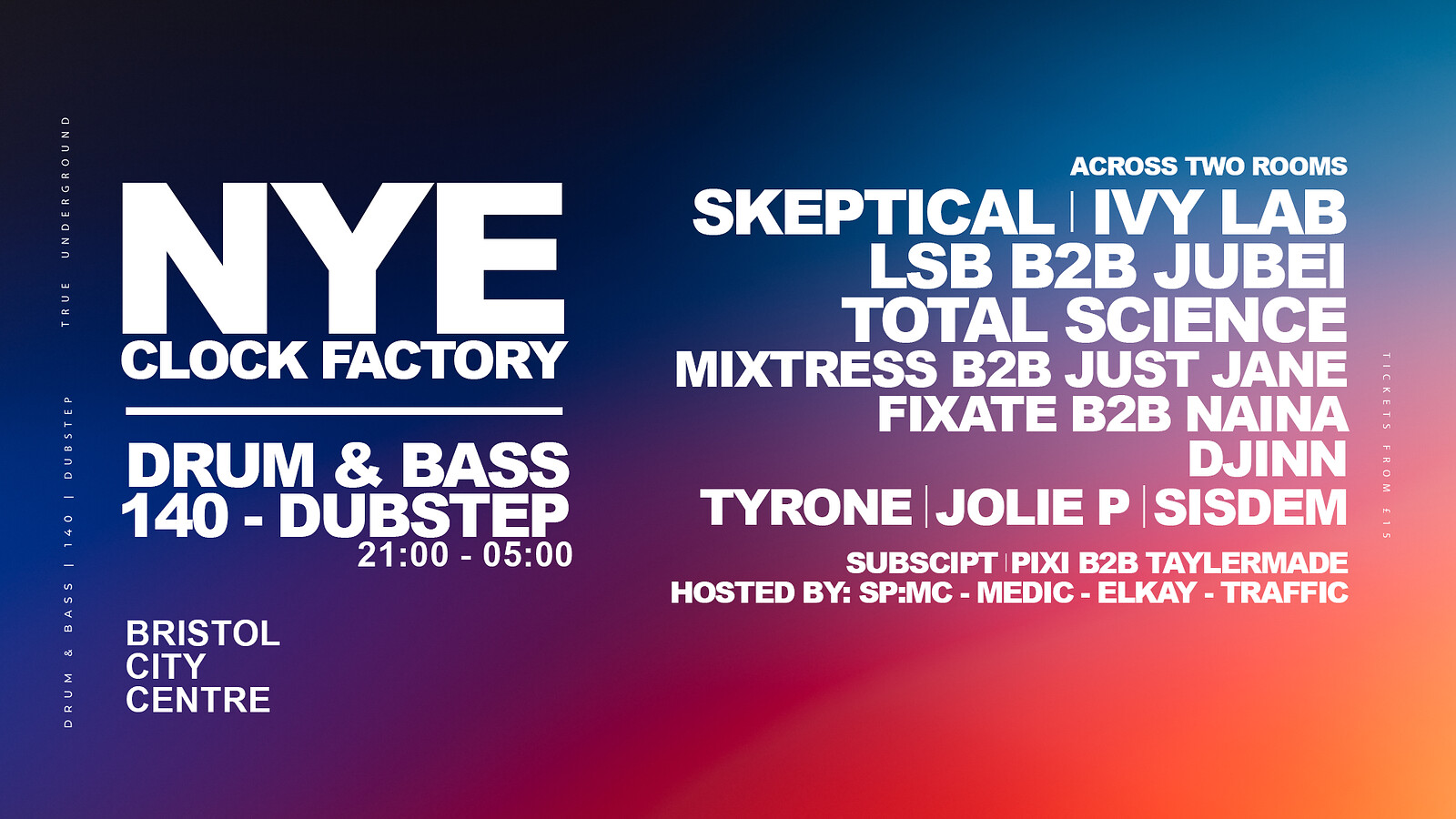 Drum And Bass NYE Rave at Clock Factory