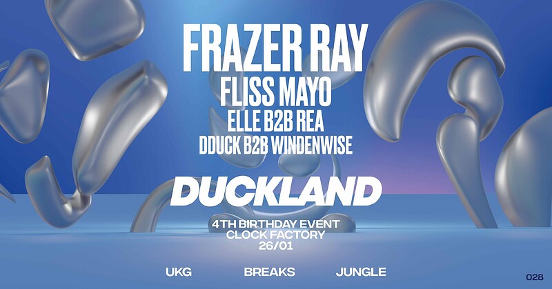 Duckland's 4th Birthday w/ Frazer Ray & Fliss Mayo at Clock Factory