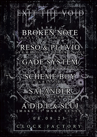 EXIT THE VOID at Clock Factory