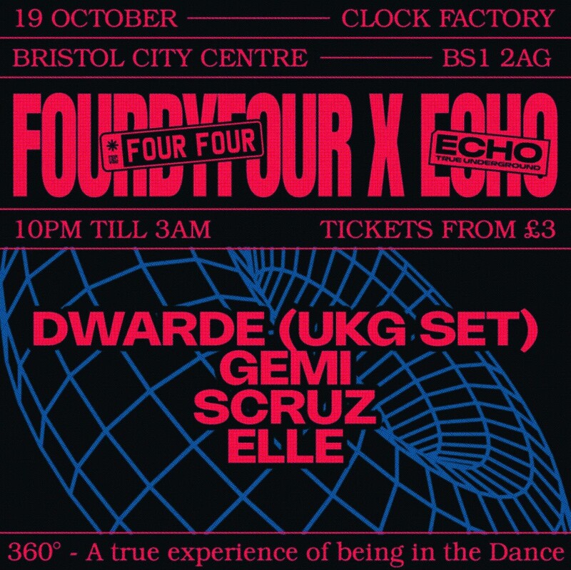 fourbyfour x Echo: Dwarde  + Gemi at Clock Factory