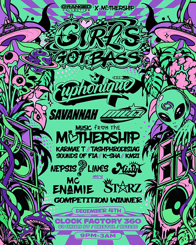 GIRLS GOT BASS at Clock Factory