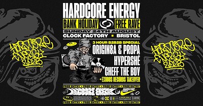 Hardcore Energy: Origin8a & Propa B2B Hypershé B2B Cheff The Boy at Clock Factory