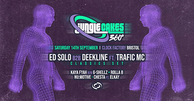 Jungle Cakes 360 - Ed Solo B2B Deekline + More at Clock Factory