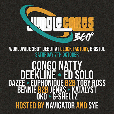Jungle Cakes 360° at Clock Factory