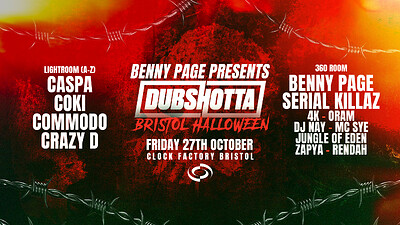 Jungle Free Rave: Bennypage, Serial Killaz at Clock Factory