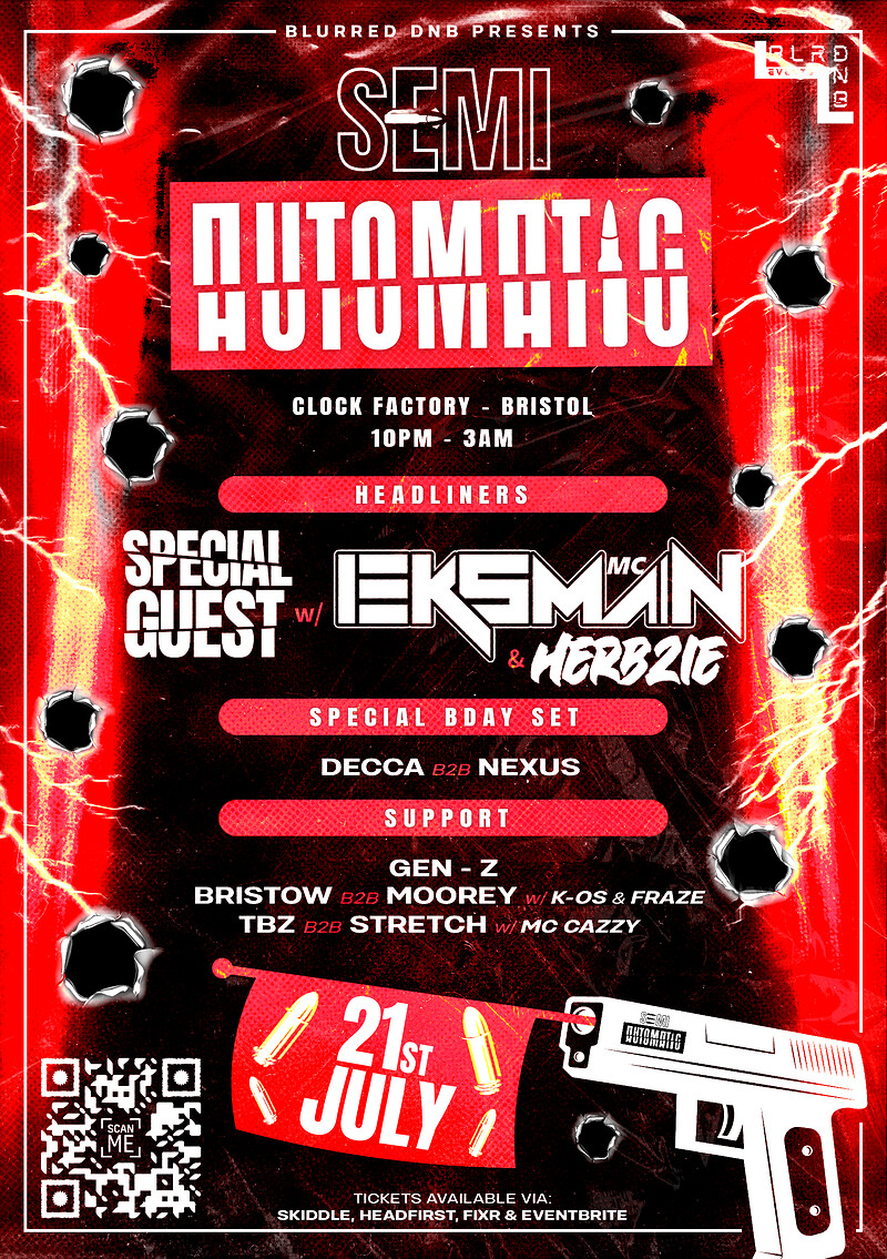 LATTE EKSMAN HERBZIE GENZ DECCA NEXUS dnb at Clock Factory