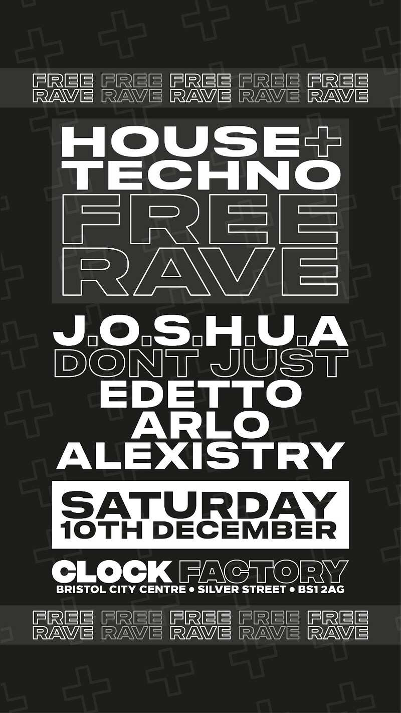 Techno Free Rave: Clock Factory Bristol at Clock Factory
