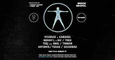 Merge Bristol • Voltage, Benny L +  Carasel at Clock Factory