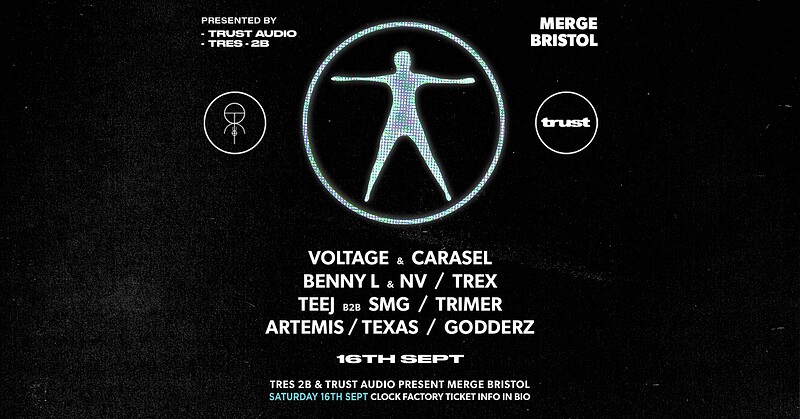 Merge Bristol • Voltage, Benny L +  Carasel at Clock Factory