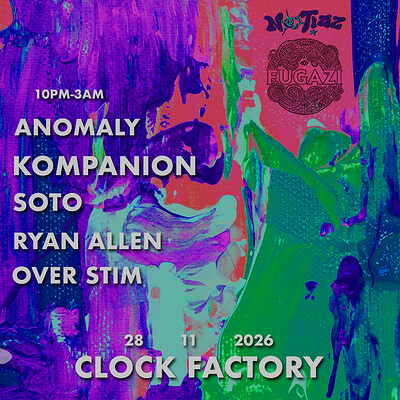 Notizz x Fugazi Phase Shift at Clock Factory