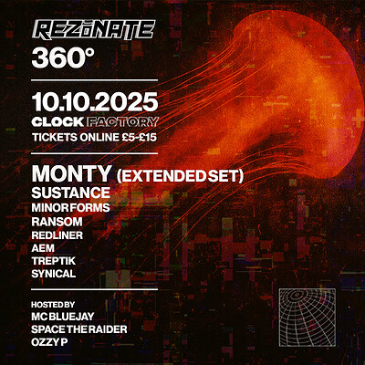 Rezonate Presents: Monty + Sustance & More at Clock Factory