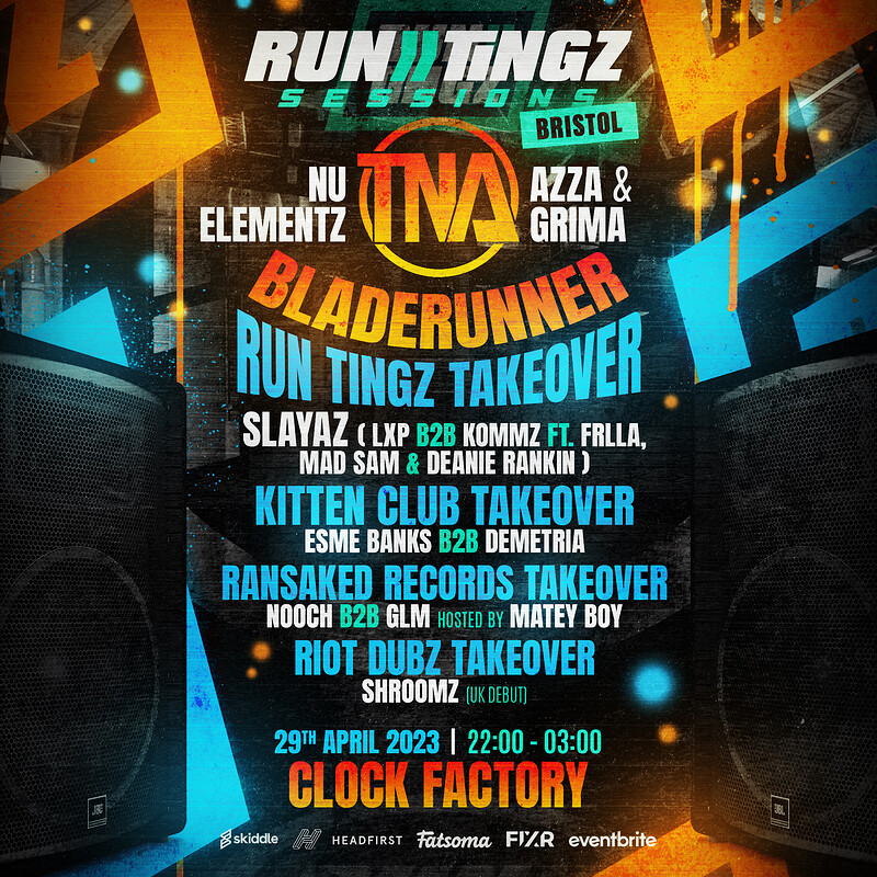 Run Tingz Sessions at Clock Factory