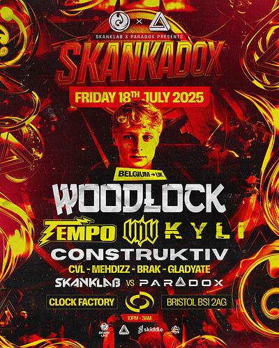 SkankLab x Paradox Presents- SKANKADOX at Clock Factory