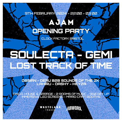 Soulecta & Gemi & LTT presented by AJAM Festival at Clock Factory