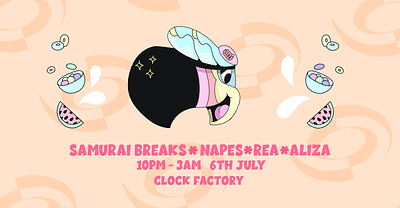 SSBB: Samurai Breaks, Napes, Rea + More at Clock Factory