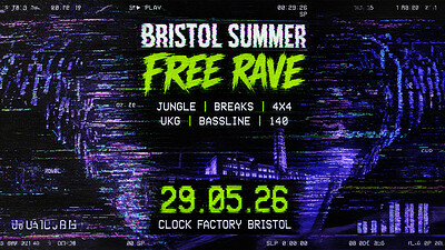 Summer Rave | DNB | JUNGLE | TEK | 4X4 | TECHNO | BREAKS at Clock Factory