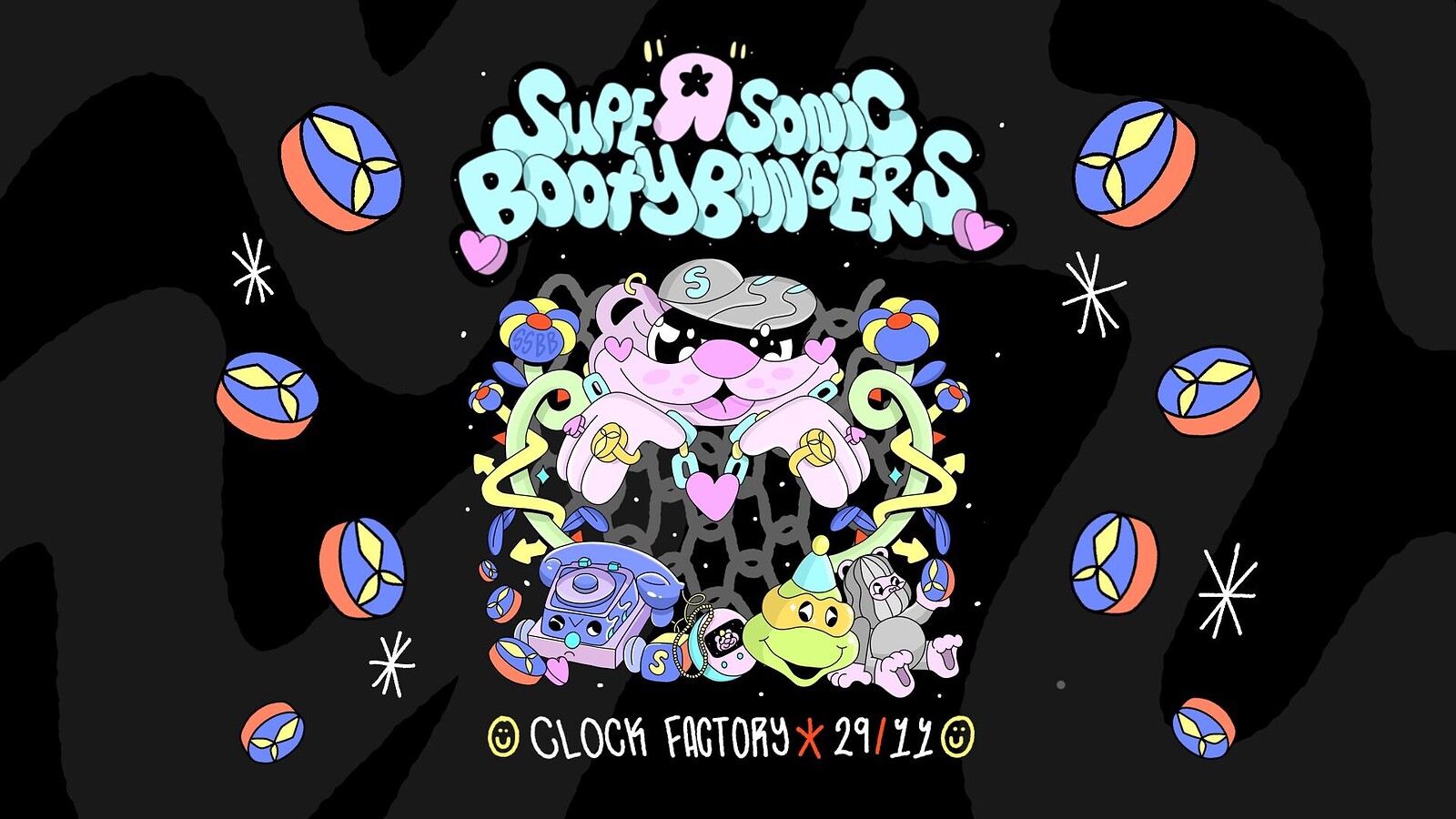 Super Sonic Booty Bangers at Clock Factory