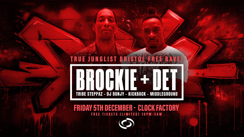 True Junglist RAVE Brockie & Det at Clock Factory