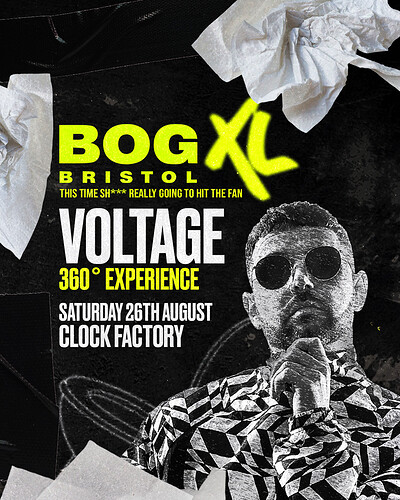Voltage x BOG XL at Clock Factory