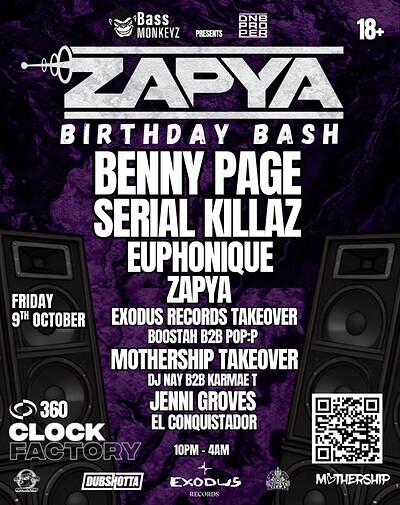 Zapya's Birthday Bash at Clock Factory