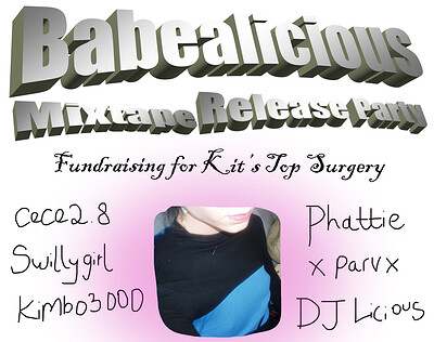 Babealicious Mixtape Release Party & Fundraiser at Club395
