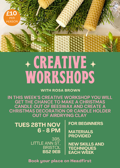 Christmas Candle and Decoration Making at 395