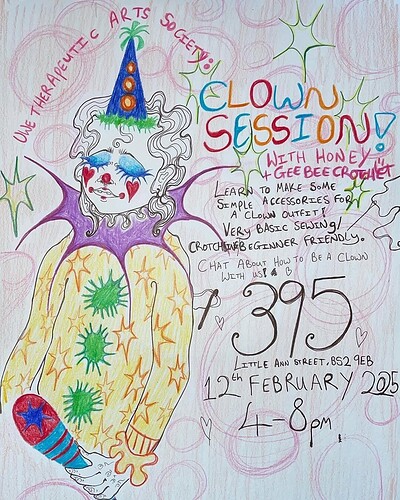 CLOWN SESSIONS + afterparty: UWE THERAPEUTIC ARTS at 395