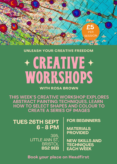 Creative Workshop series: Abstract painting at 395