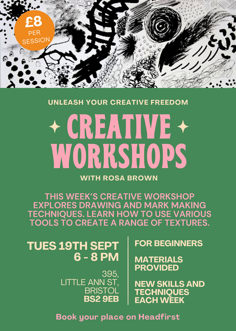 Creative Workshop series: Mark making techniques at 395