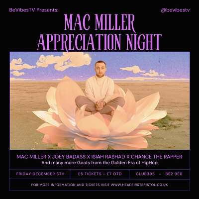 Mac Miller Appreciation Night at Club395